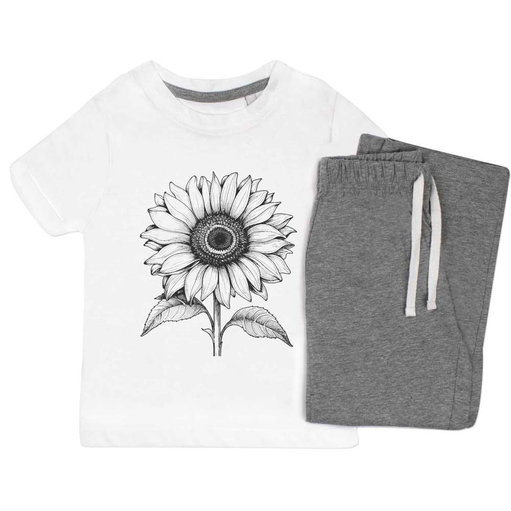 'sunflower' Kids Nightwear / Pyjama Set (KP039868) - Picture 3 of 12