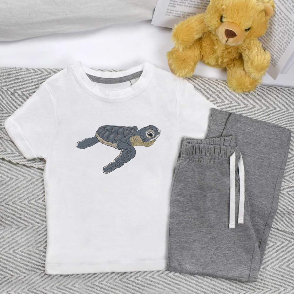 'Turtle' Kids Nightwear / Pyjama Set (KP027249) - Picture 4 of 10