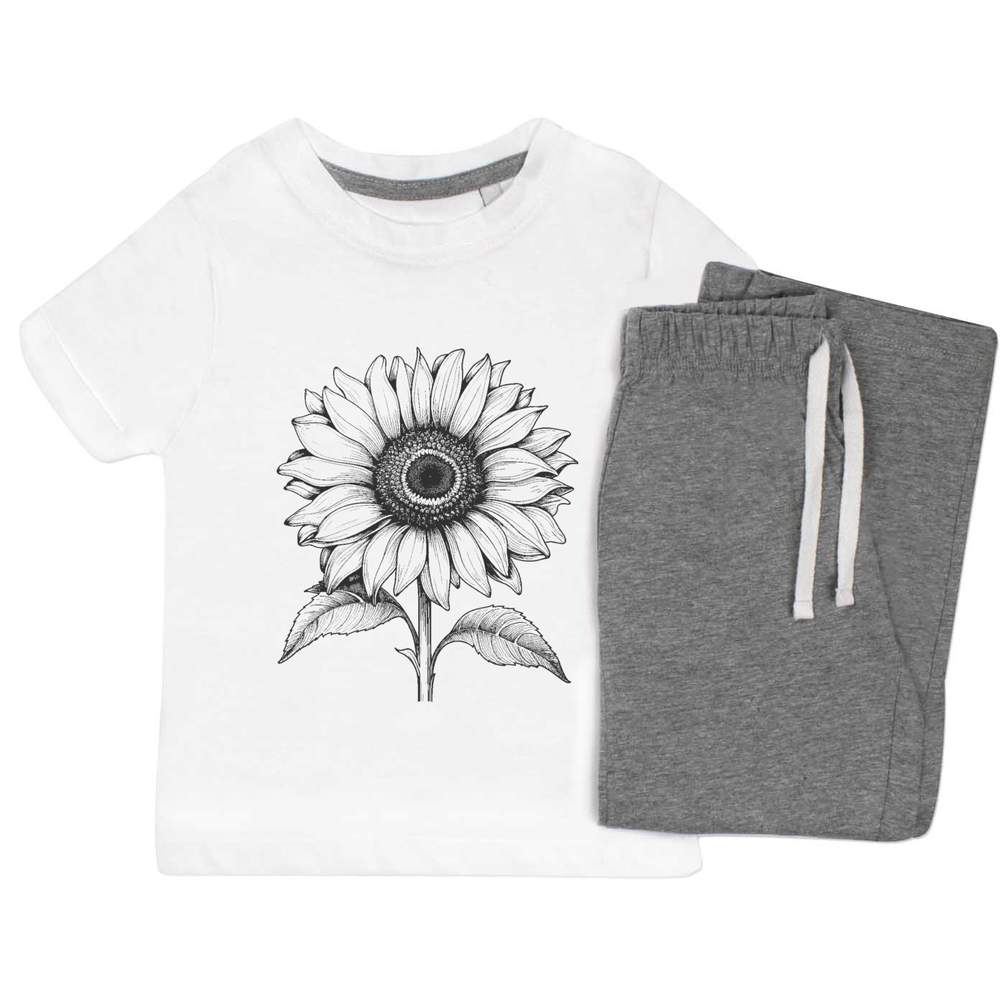 'sunflower' Kids Nightwear / Pyjama Set (KP039868) - Picture 5 of 12