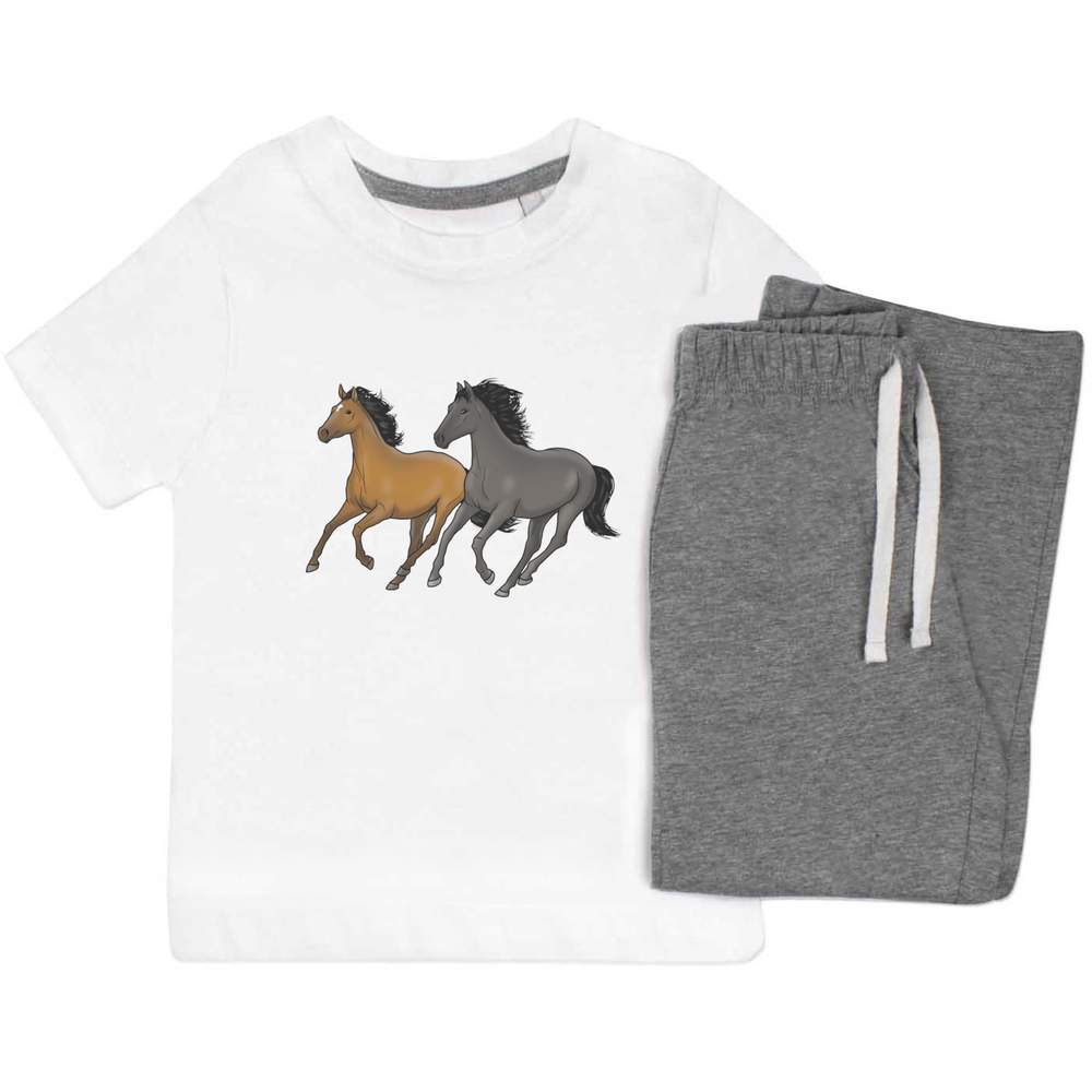 Prancing Horses Kids Nightwear Pyjama Set KP032306