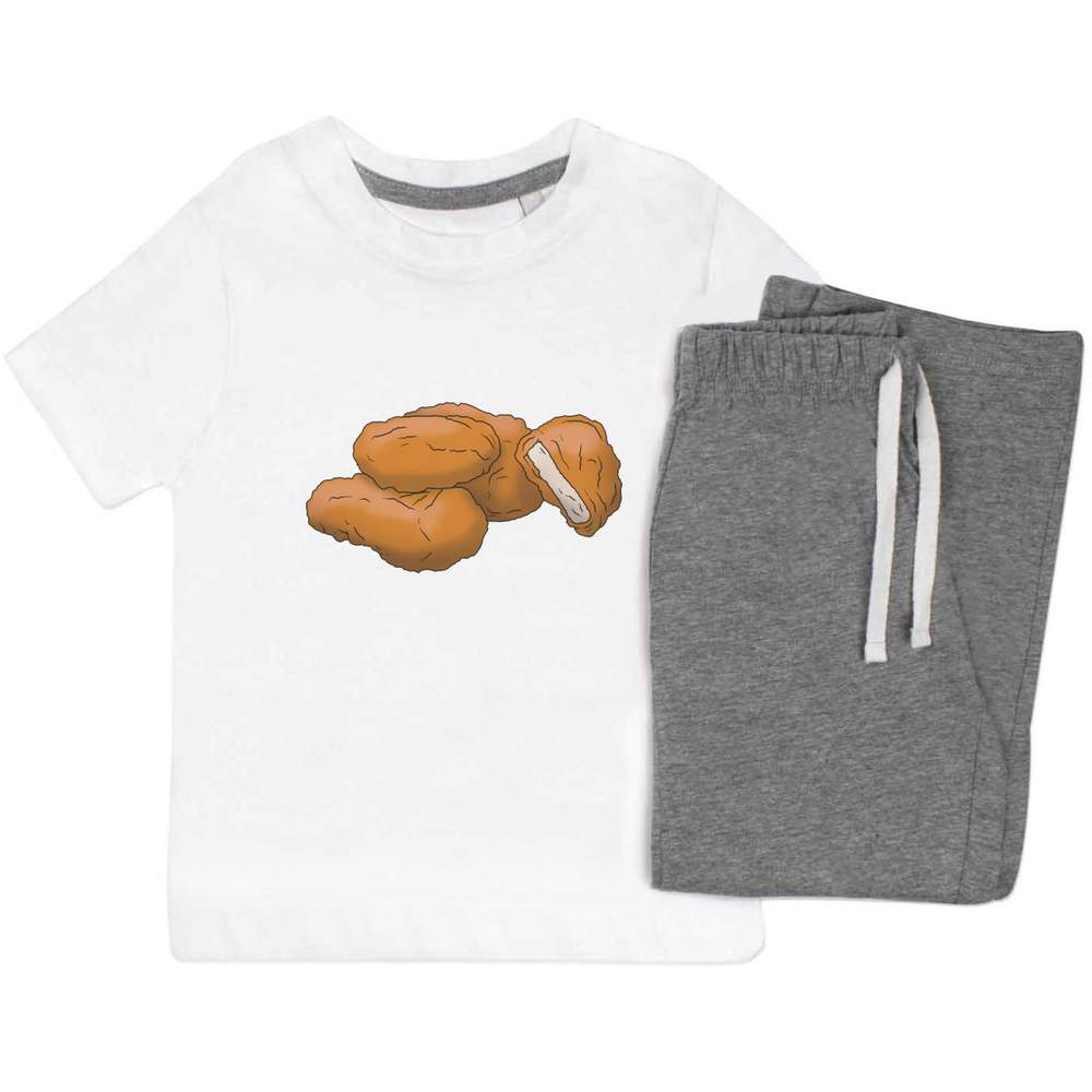 'Chicken Nuggets' Kids Nightwear / Pyjama Set (KP037898) - Picture 7 of 10