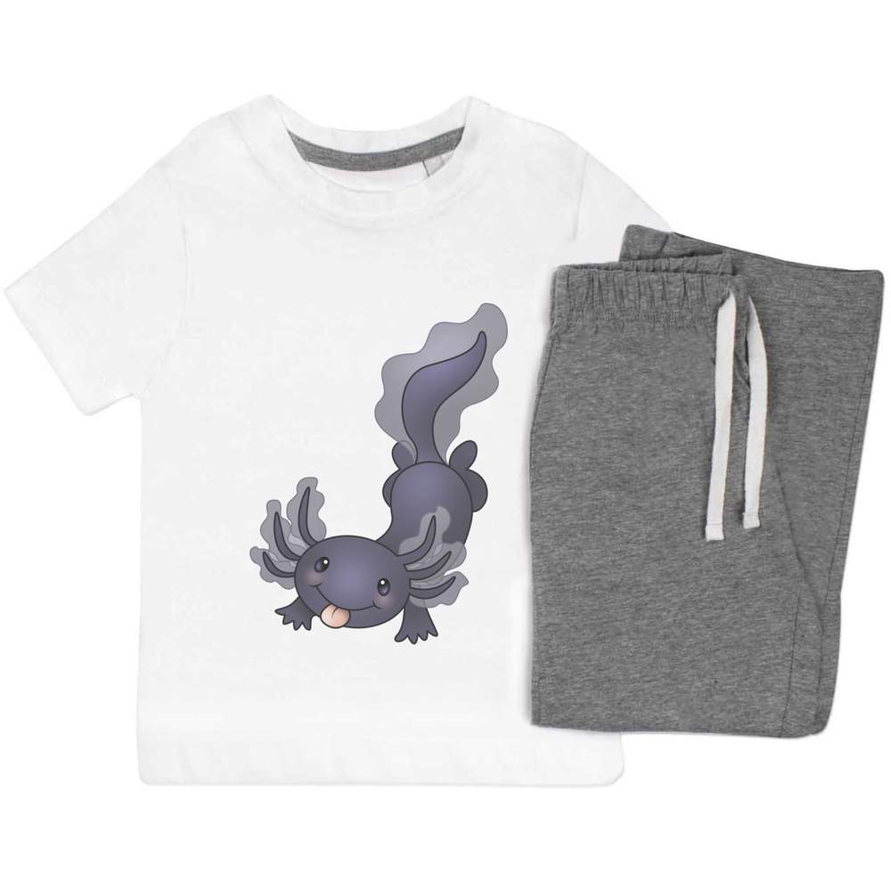 'Cute Axolotl' Kids Nightwear / Pyjama Set (KP038228) - Picture 7 of 10