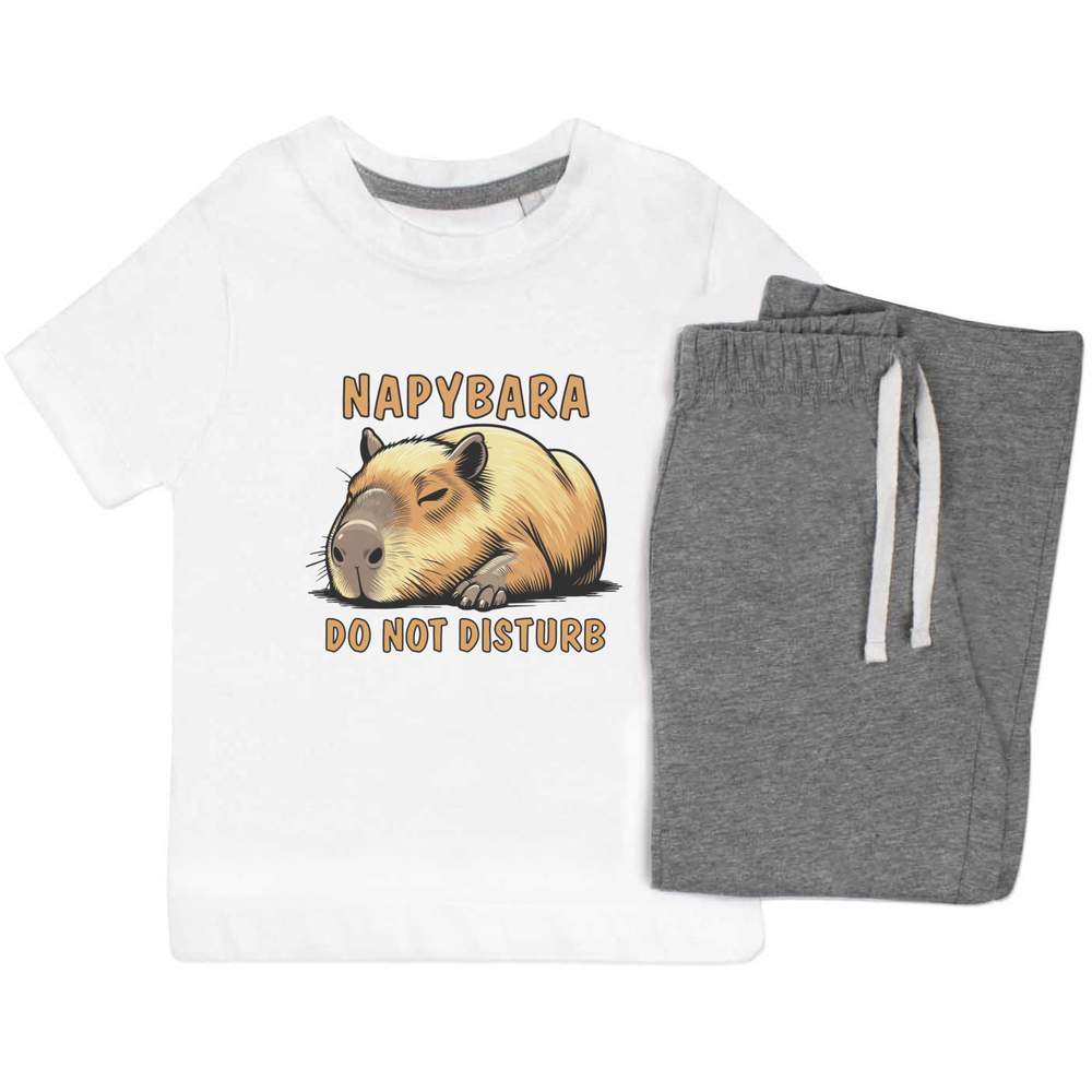 'Capybara Nap' Kids Nightwear / Pyjama Set (KP048823) - Picture 7 of 10