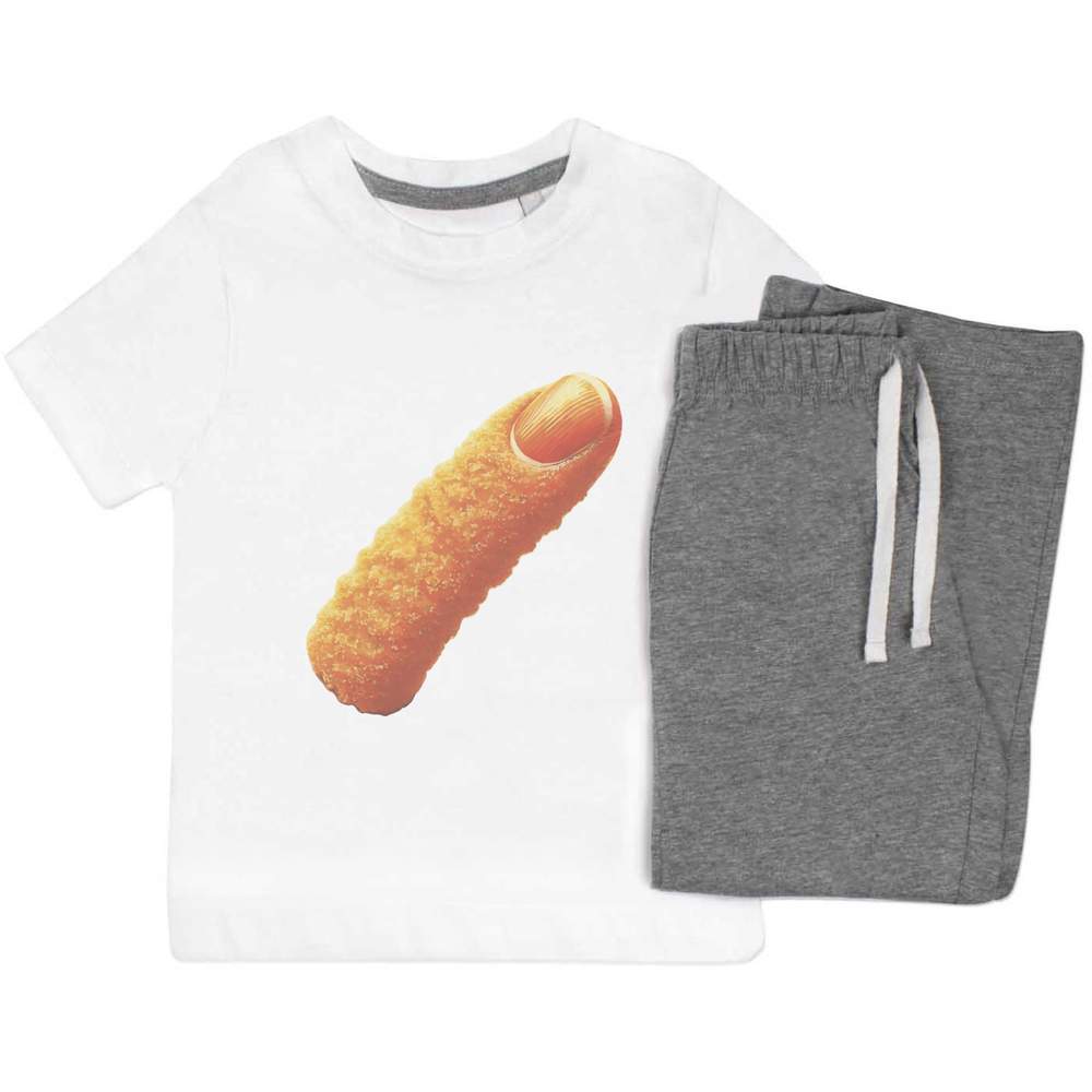 'Funny Fish Finger' Kids Nightwear / Pyjama Set (KP051901) - Picture 7 of 10