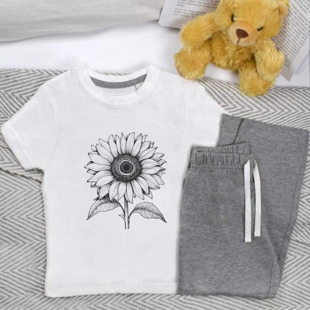 'sunflower' Kids Nightwear / Pyjama Set (KP039868) - Picture 8 of 12