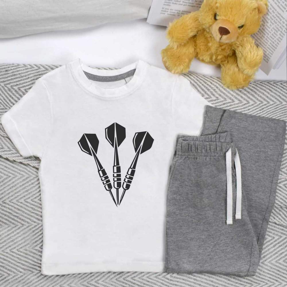 'Darts Set' Kids Nightwear / Pyjama Set (KP048718) - Picture 8 of 10