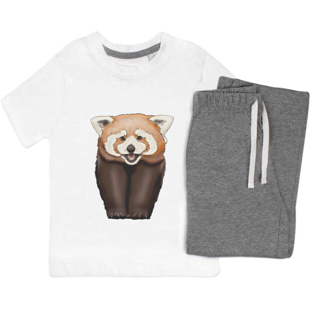 'Red Panda' Kids Nightwear / Pyjama Set (KP028469)