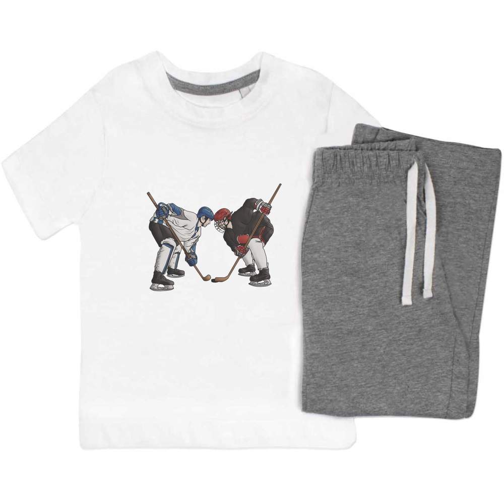 'Ice Hockey Players' Kids Nightwear / Pyjama Set (KP034387) - Picture 9 of 10