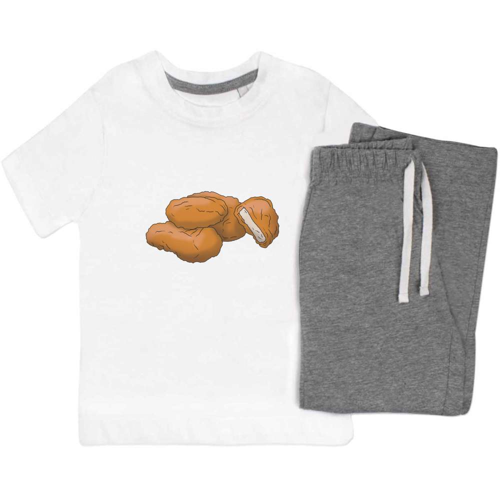 'Chicken Nuggets' Kids Nightwear / Pyjama Set (KP037898) - Picture 9 of 10