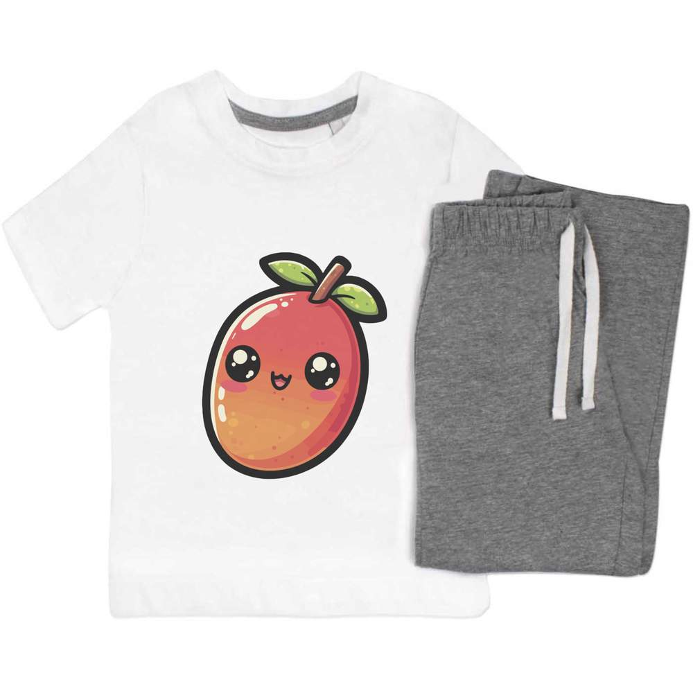 'Cute Kawaii Mango' Kids Nightwear / Pyjama Set (KP048604)