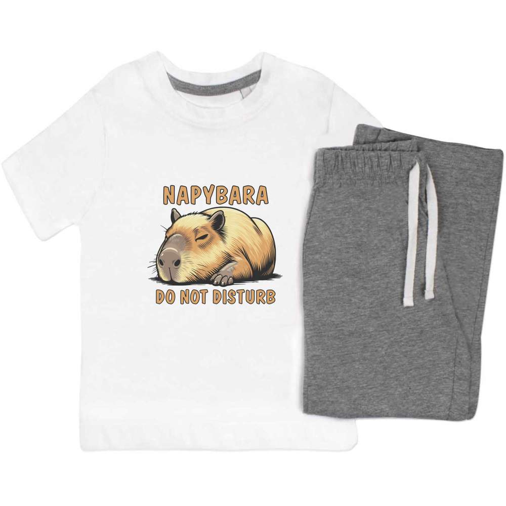 'Capybara Nap' Kids Nightwear / Pyjama Set (KP048823) - Picture 9 of 10