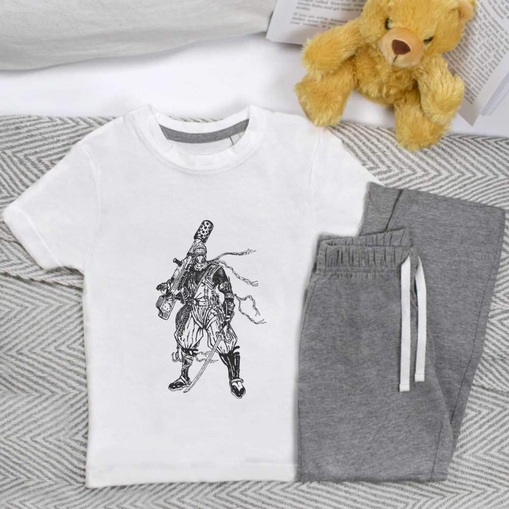 'Future Ninja' Kids Nightwear / Pyjama Set (KP008654) - Picture 10 of 10