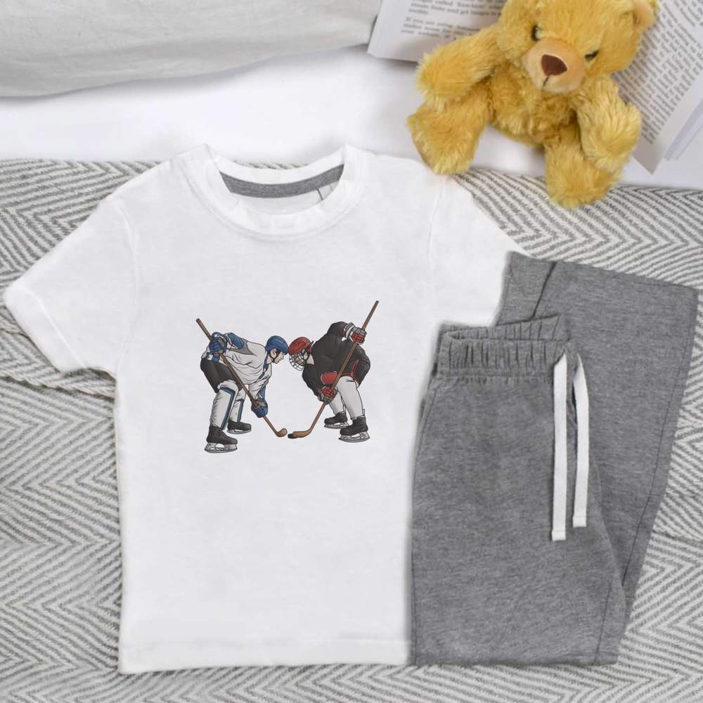 'Ice Hockey Players' Kids Nightwear / Pyjama Set (KP034387) - Picture 10 of 10