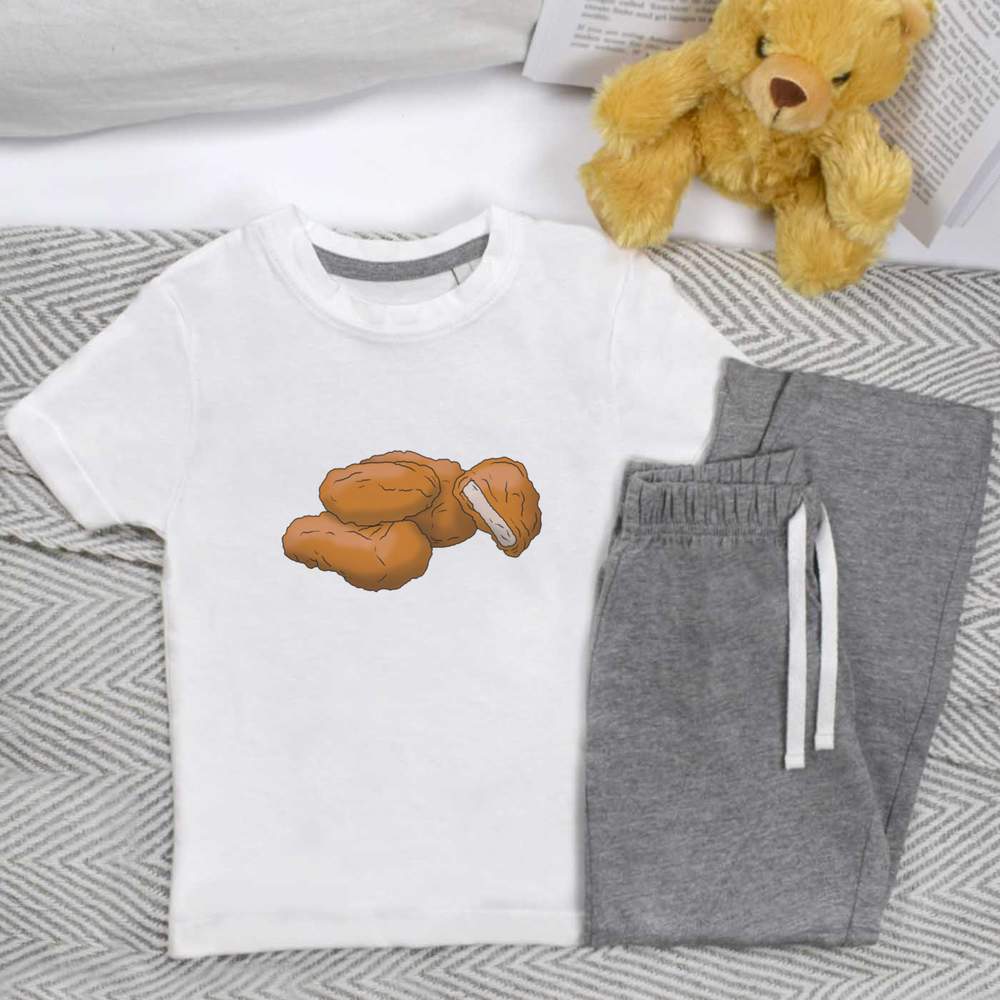 'Chicken Nuggets' Kids Nightwear / Pyjama Set (KP037898) - Picture 10 of 10