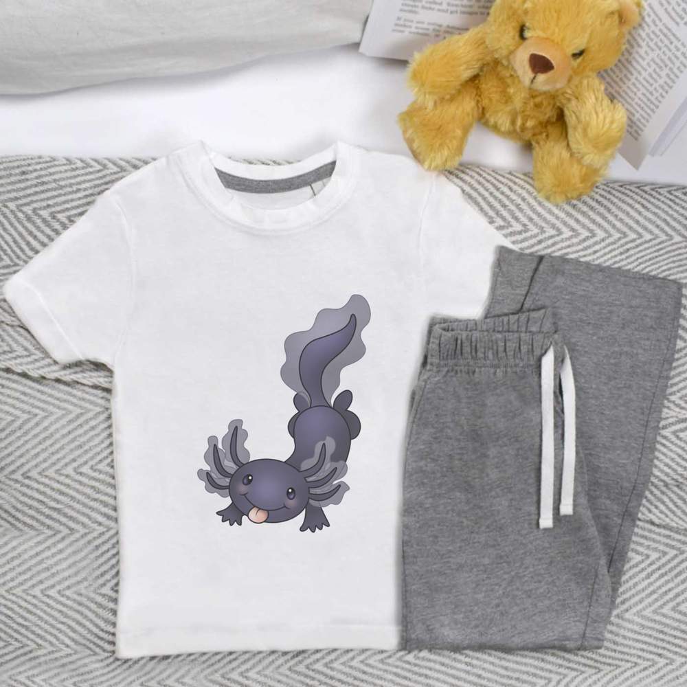 'Cute Axolotl' Kids Nightwear / Pyjama Set (KP038228) - Picture 10 of 10