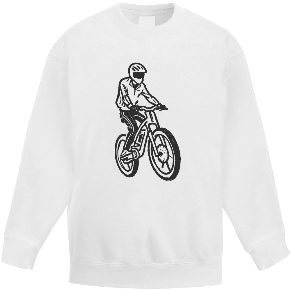 'Electric Bike' Kid's Sweatshirt / Jumper (12-13 Years) (KW00156828)