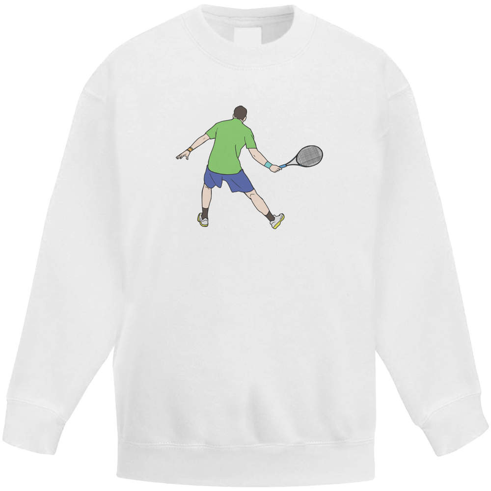 'Tennis Player' Kid's Sweatshirt / Sweater / Jumper (KW046696)