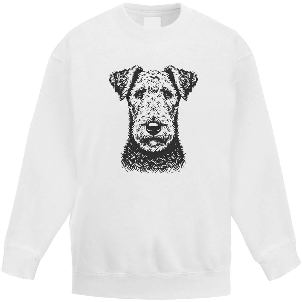 'Airedale Terrier' Kid's Sweatshirt / Jumper (12-13 Years) (KW00170040)