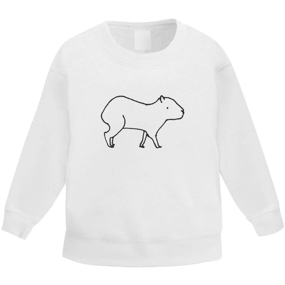 'Capybara' Kid's Sweatshirt / Sweater / Jumper (KW003195)