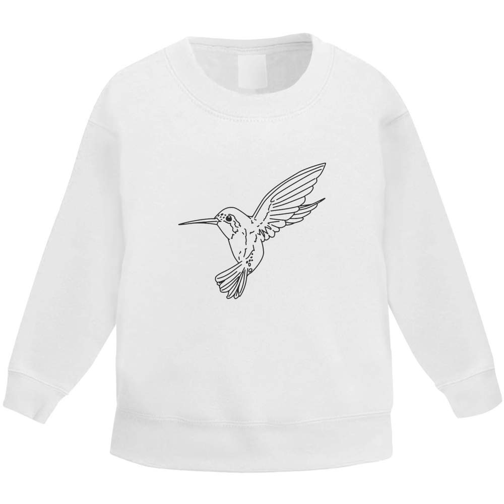 'Hummingbird' Kid's Sweatshirt / Sweater / Jumper (KW004112)