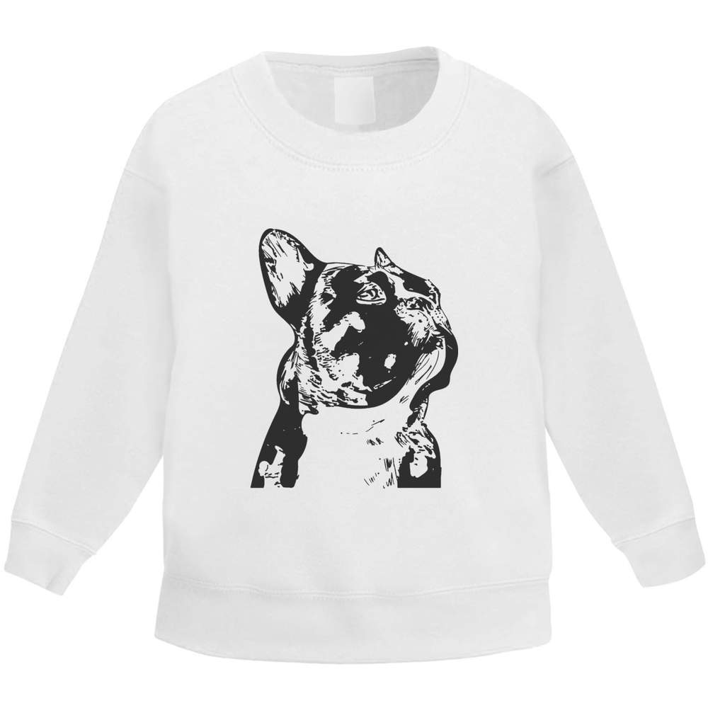 'French Bulldog' Kid's Sweatshirt / Sweater / Jumper (KW013194)
