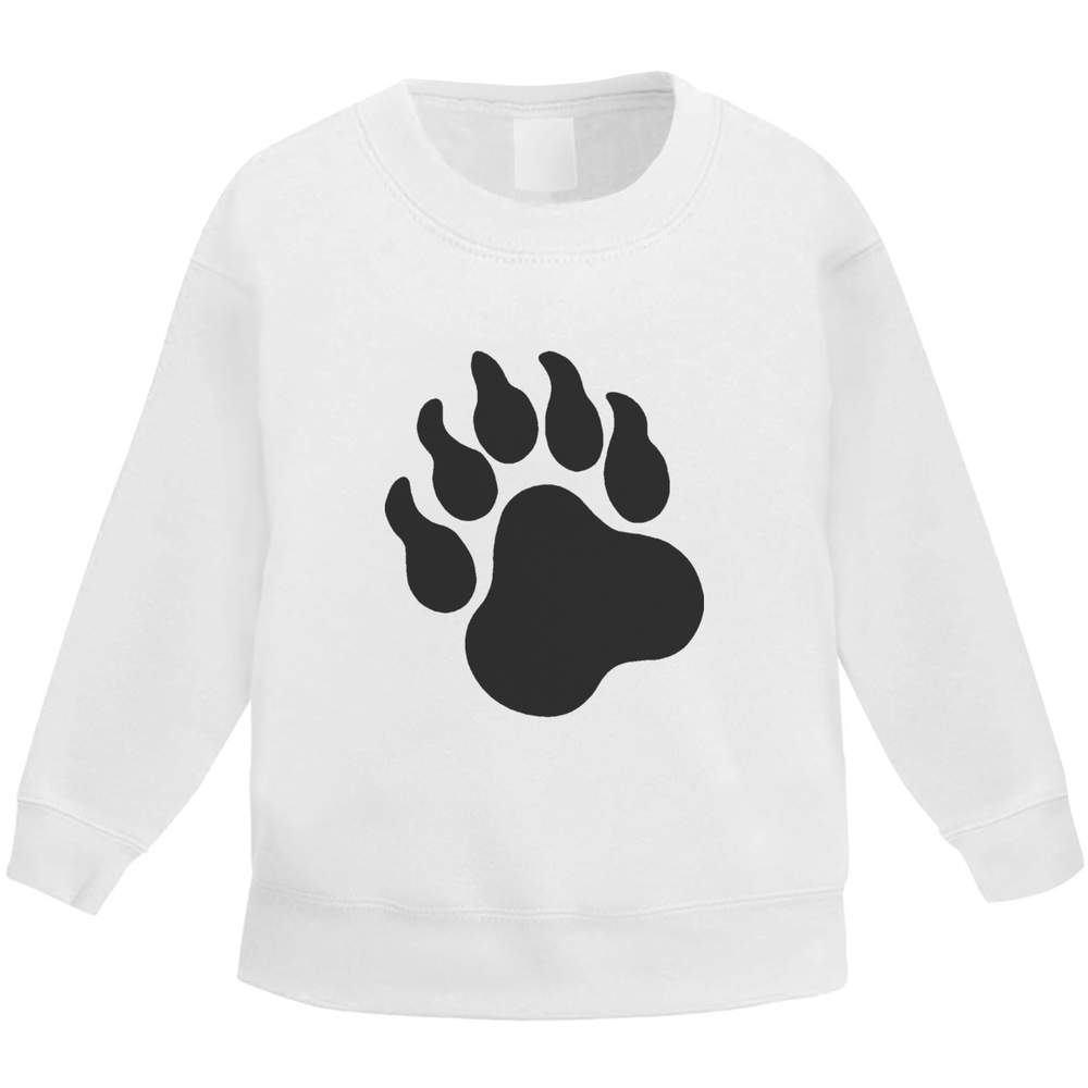 'Paw Print' Kid's Sweatshirt / Sweater / Jumper (KW018759)