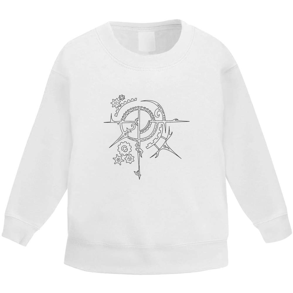 'Steampunk Motif' Kid's Sweatshirt / Sweater / Jumper (KW020032)
