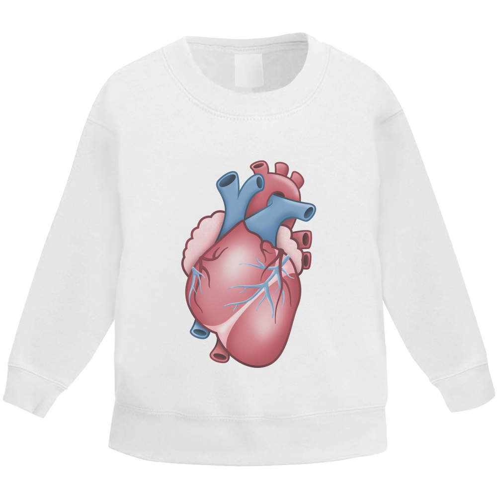 'Human Heart' Kid's Sweatshirt / Sweater / Jumper (KW020633)
