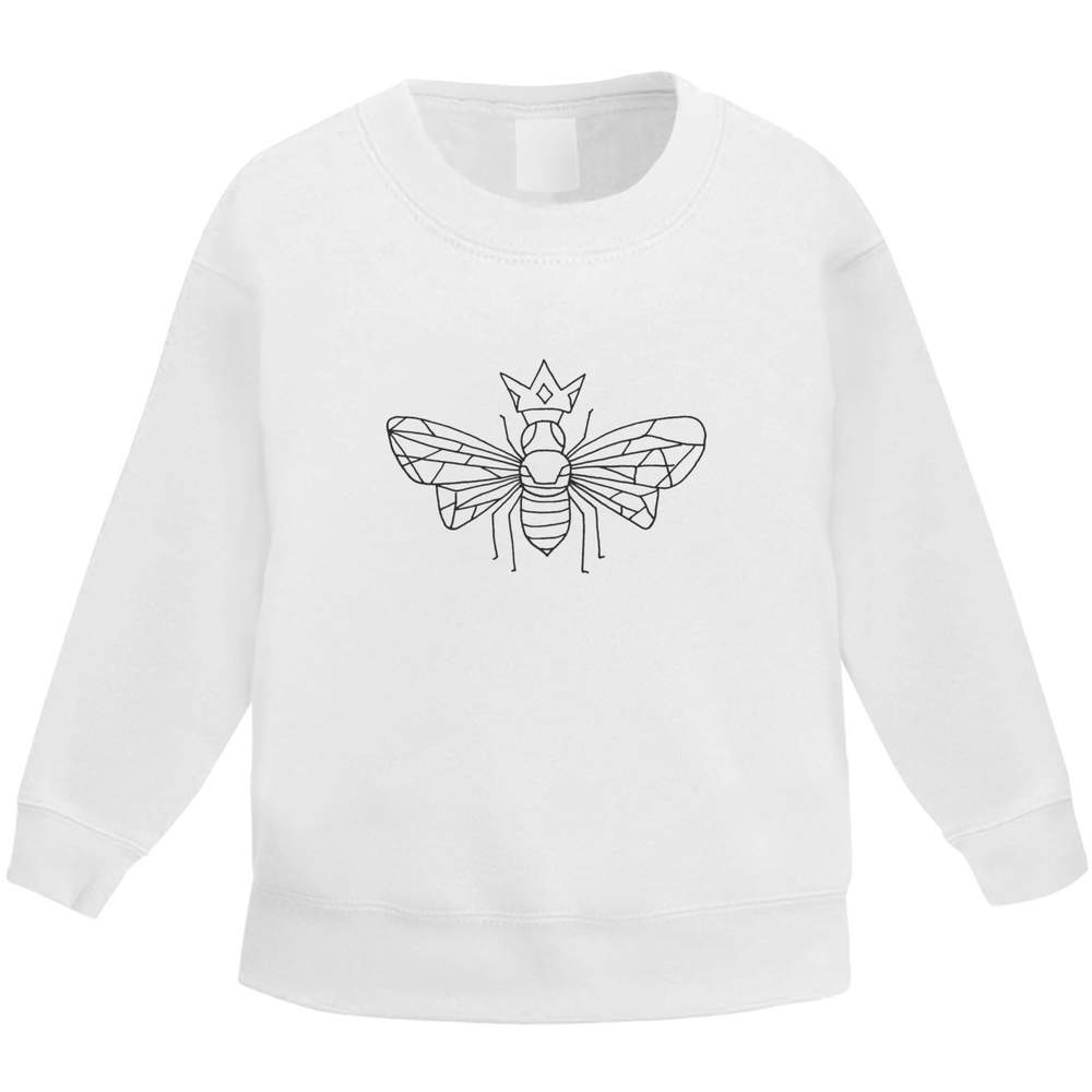 'Queen Bee' Kid's Sweatshirt / Sweater / Jumper (KW020832)