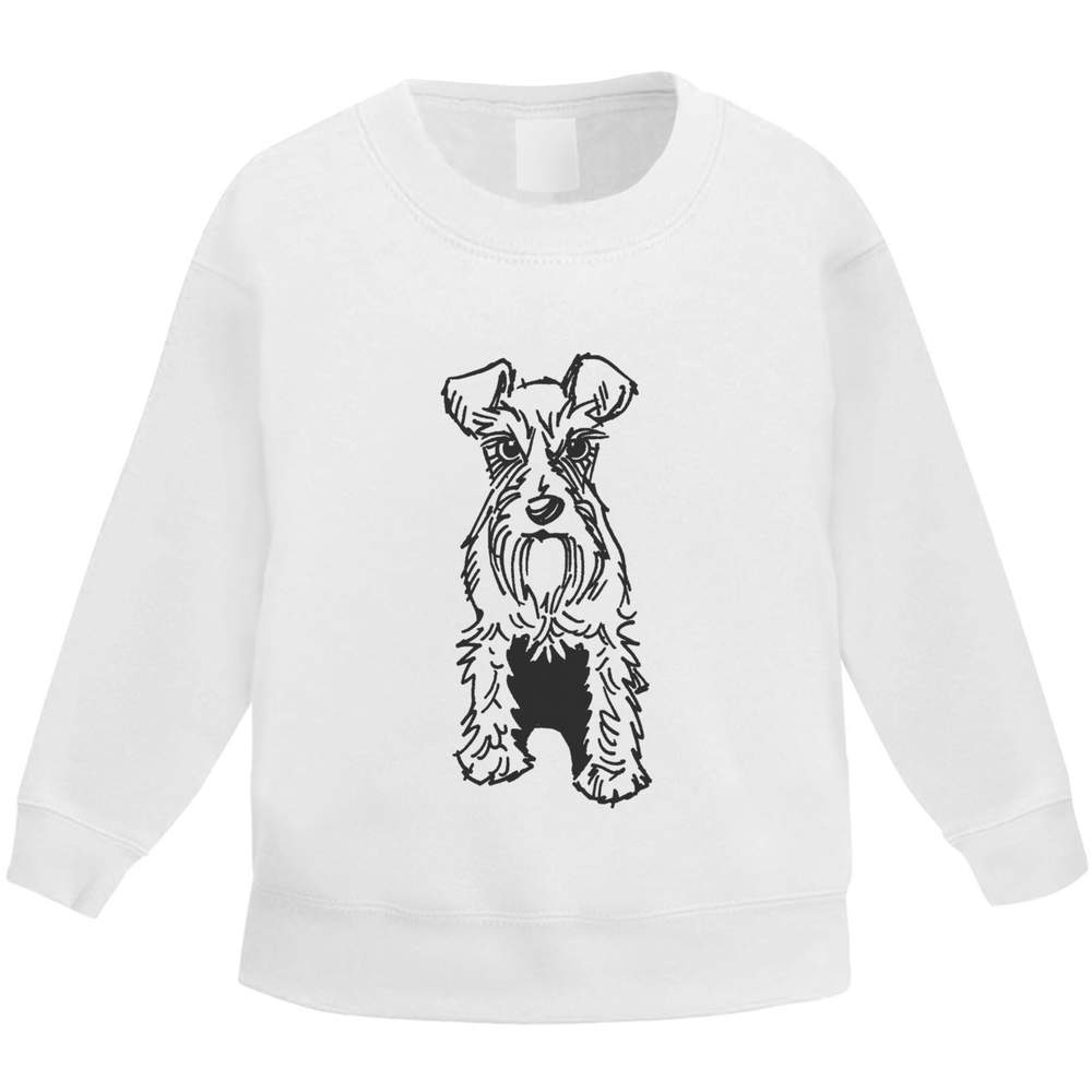 'Schnauzer' Kid's Sweatshirt / Sweater / Jumper (KW022213)