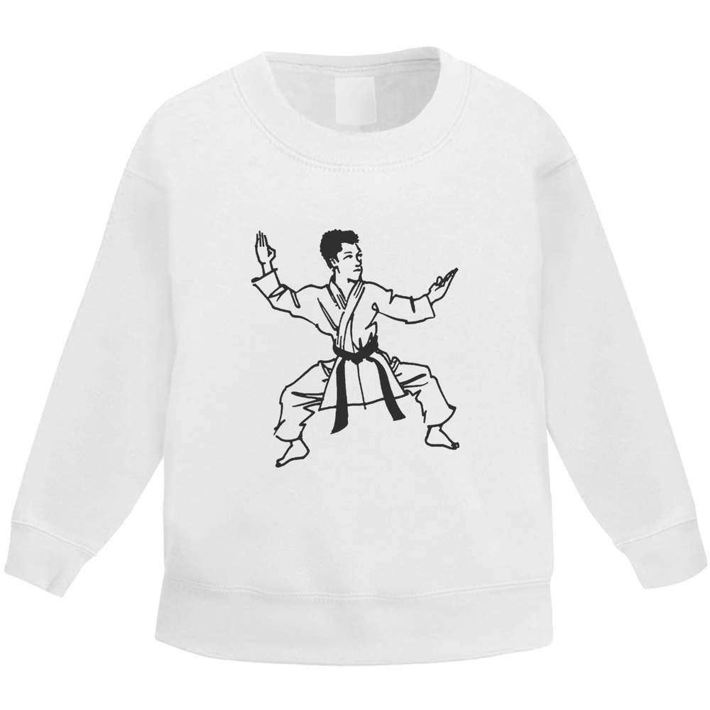 'Karate Man' Kid's Sweatshirt / Sweater / Jumper (KW022216)