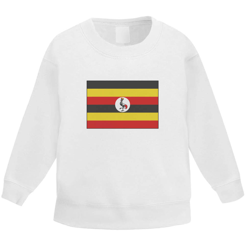 'Uganda Flag' Kid's Sweatshirt / Sweater / Jumper (KW023038)