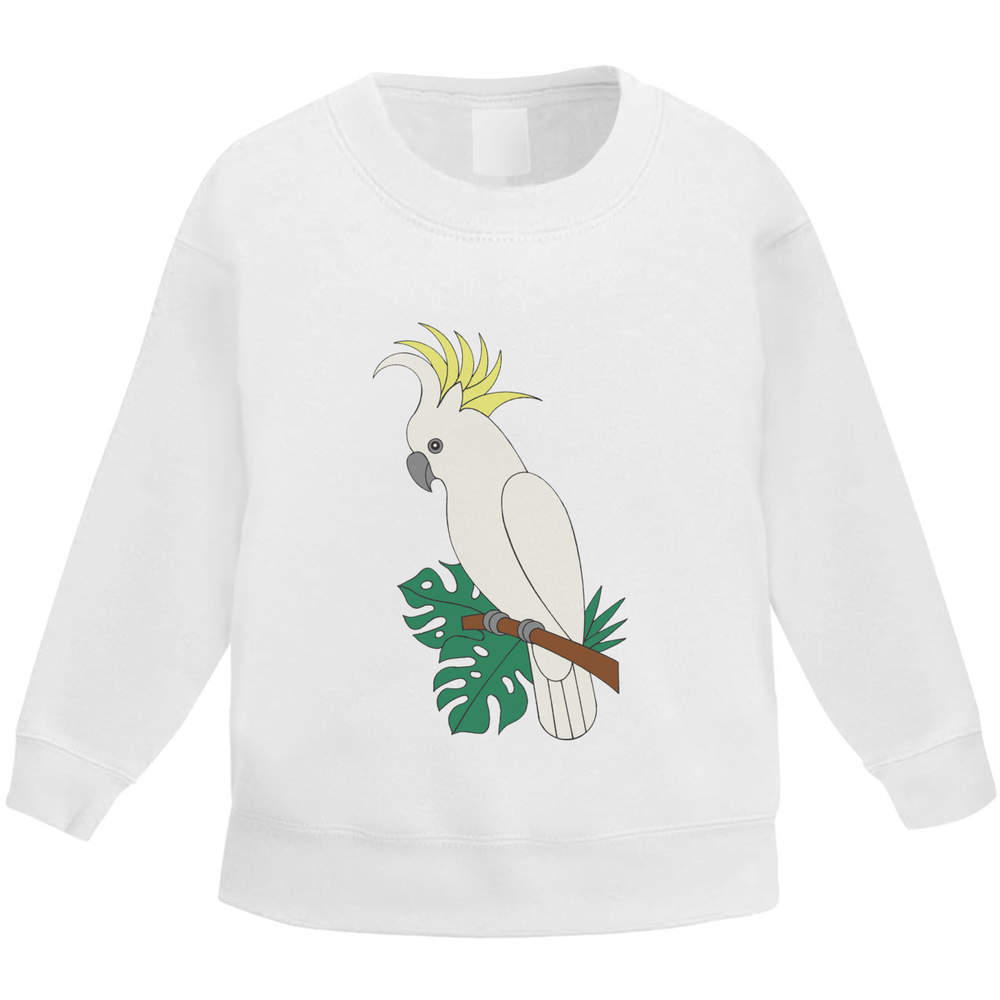 'Cockatoo' Kid's Sweatshirt / Sweater / Jumper (KW023056)