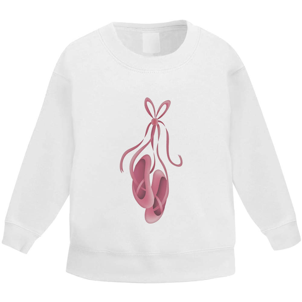 'Ballet Shoes' Kid's Sweatshirt / Sweater / Jumper (KW024663)