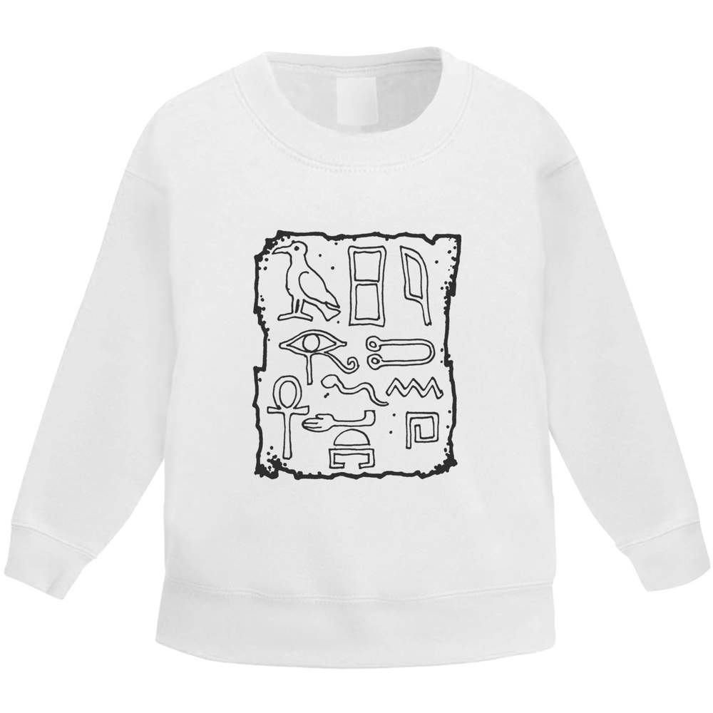'Egyptian Hieroglyph' Kid's Sweatshirt / Sweater / Jumper (KW024840)
