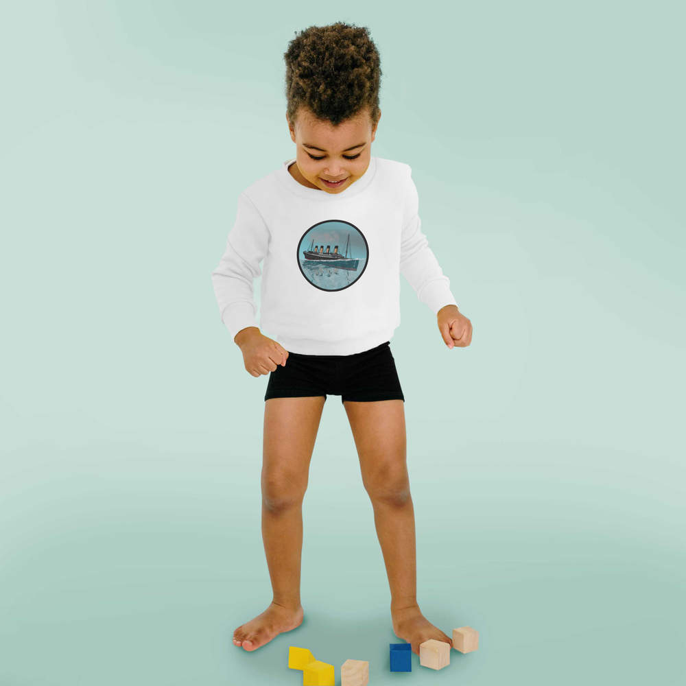 'Sinking Titanic Motif' Kid's Sweatshirt / Sweater / Jumper (KW028397) - Picture 4 of 14
