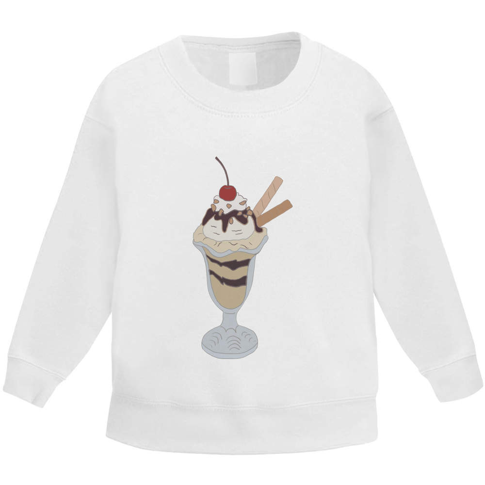 'Ice Cream Sundae' Kid's Sweatshirt / Sweater / Jumper (KW029595)