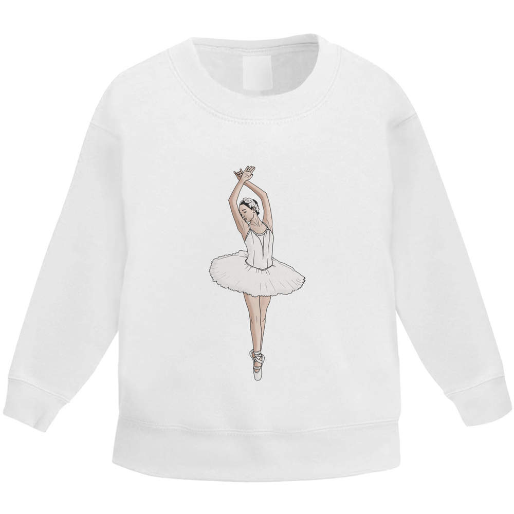 'Ballerina' Kid's Sweatshirt / Sweater / Jumper (KW030519)