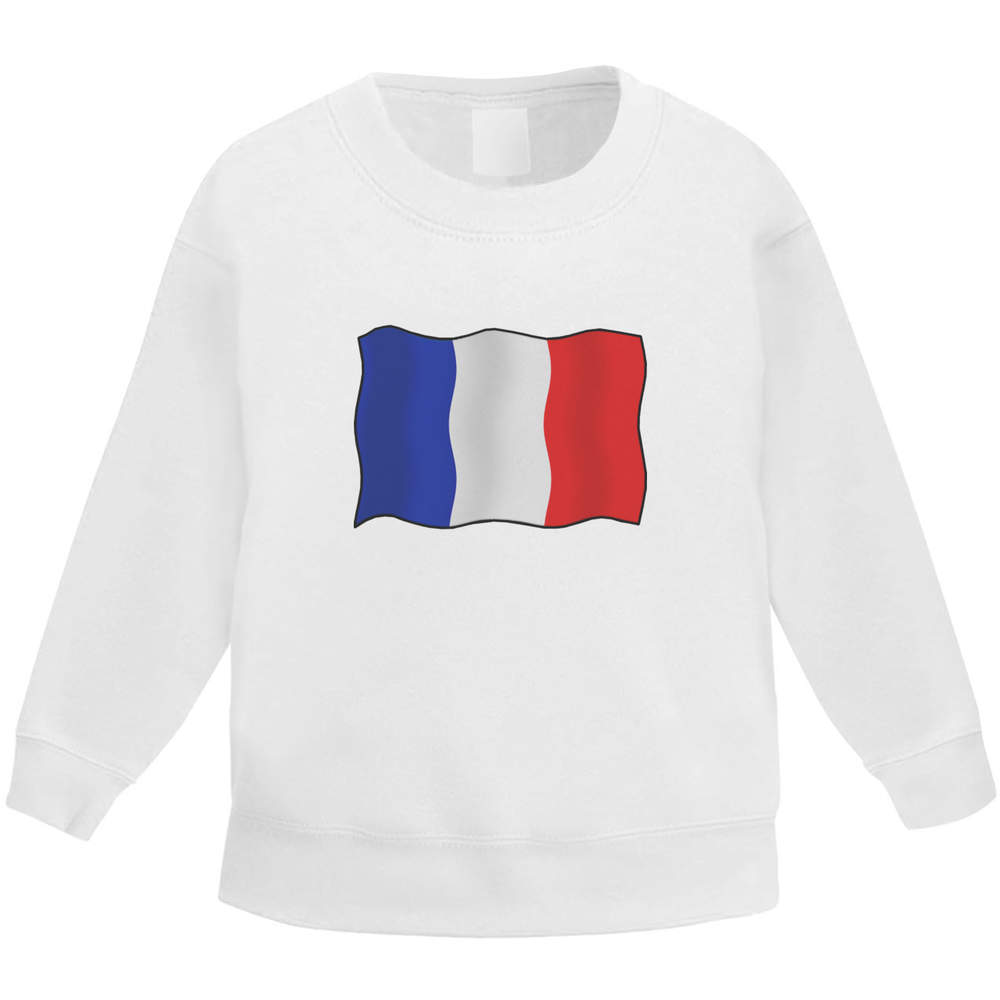 'French Flag' Kid's Sweatshirt / Sweater / Jumper (KW032271)