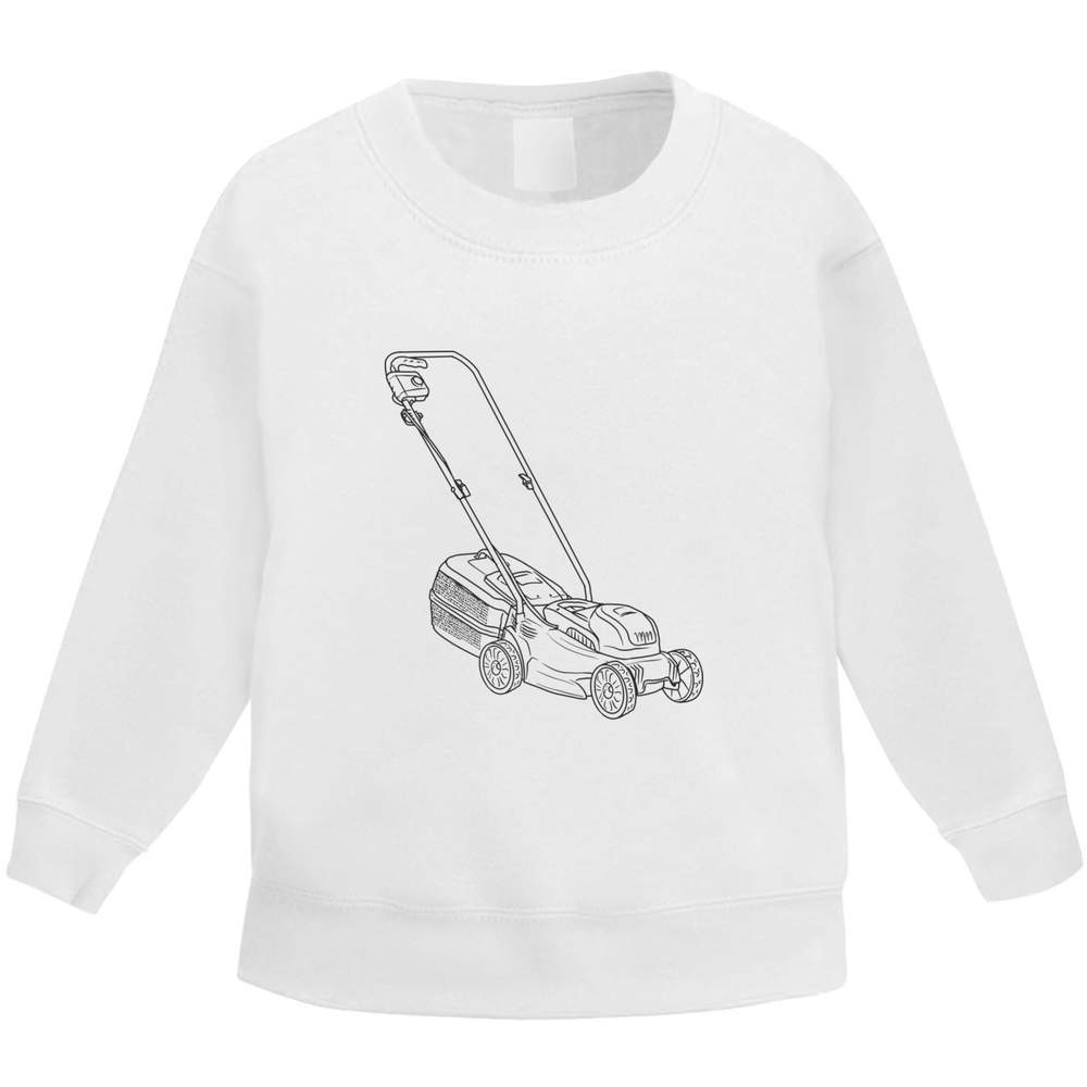 'Lawnmower' Kid's Sweatshirt / Sweater / Jumper (KW032386)