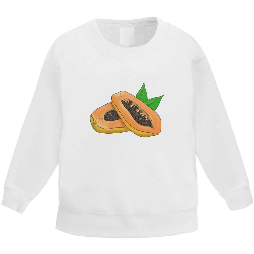 'Papaya' Kid's Sweatshirt / Sweater / Jumper (KW035270)