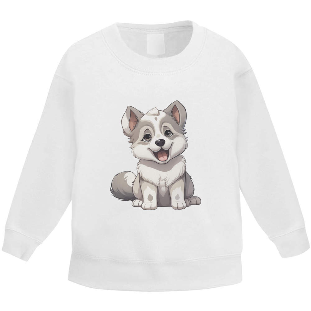 'Alaskan Malamute' Kid's Sweatshirt / Sweater / Jumper (KW042801)
