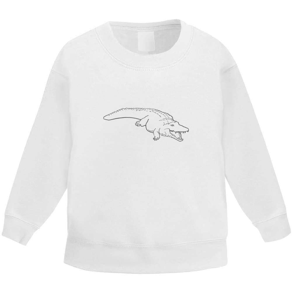 'Crocodile' Kid's Sweatshirt / Sweater / Jumper (KW044875)