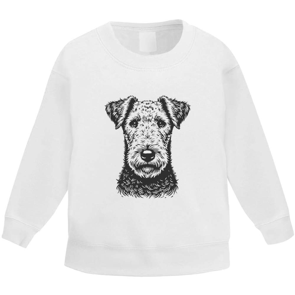 'Airedale Terrier' Kid's Sweatshirt / Jumper (3-4 Years) (KW00170036)