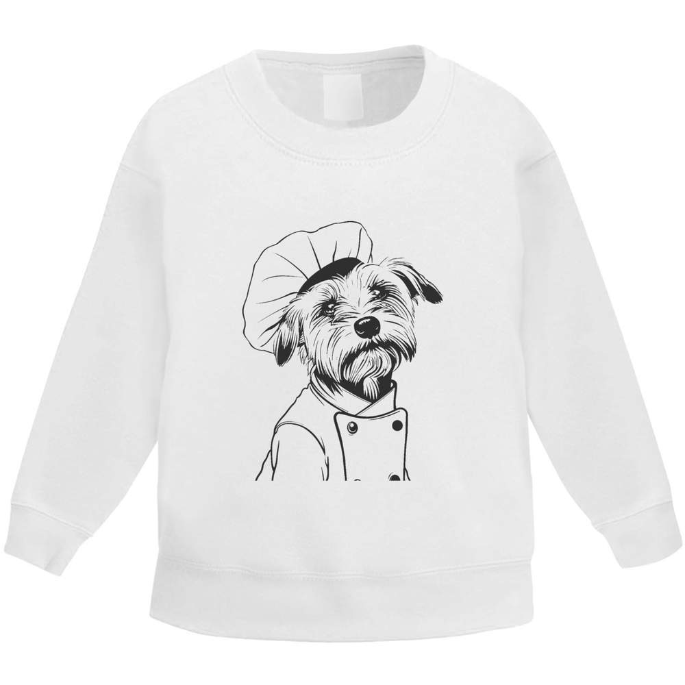 'Yorkshire Terrier Chef' Kid's Sweatshirt / Sweater / Jumper (KW048841)