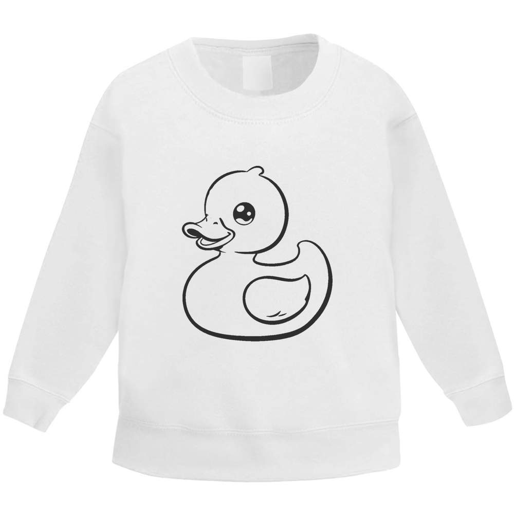 'Rubber Ducky' Kid's Sweatshirt / Sweater / Jumper (KW048858)
