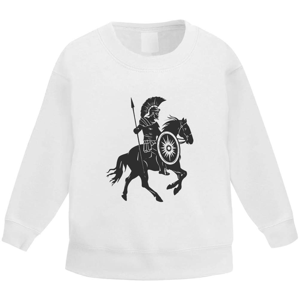'Roman Soldier on Horseback' Kid's Sweatshirt / Sweater / Jumper (KW048943)