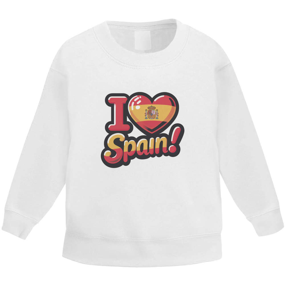 'I Love Spain!' Kid's Sweatshirt / Sweater / Jumper (KW049762)