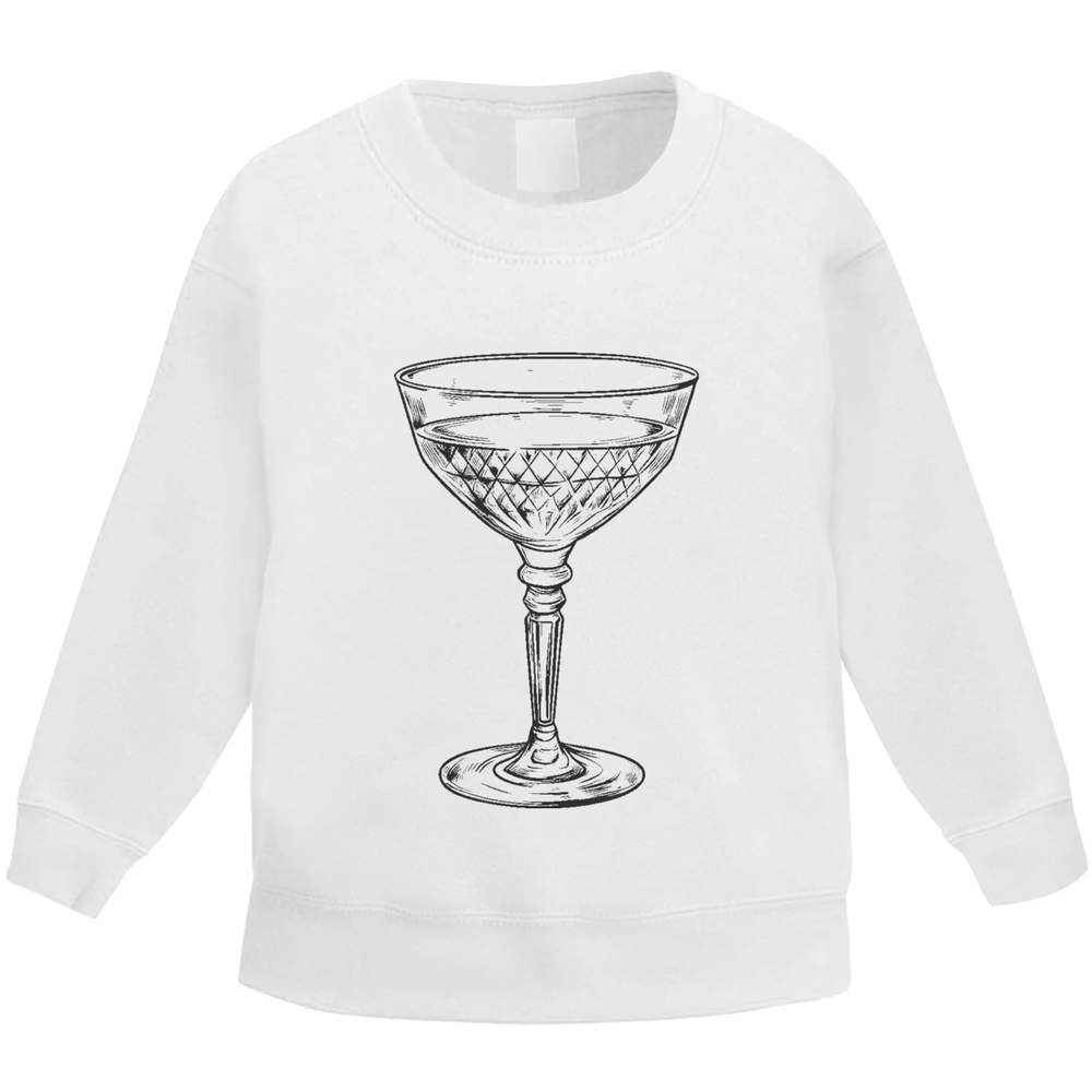 'Wine Glass' Kid's Sweatshirt / Sweater / Jumper (KW051243)