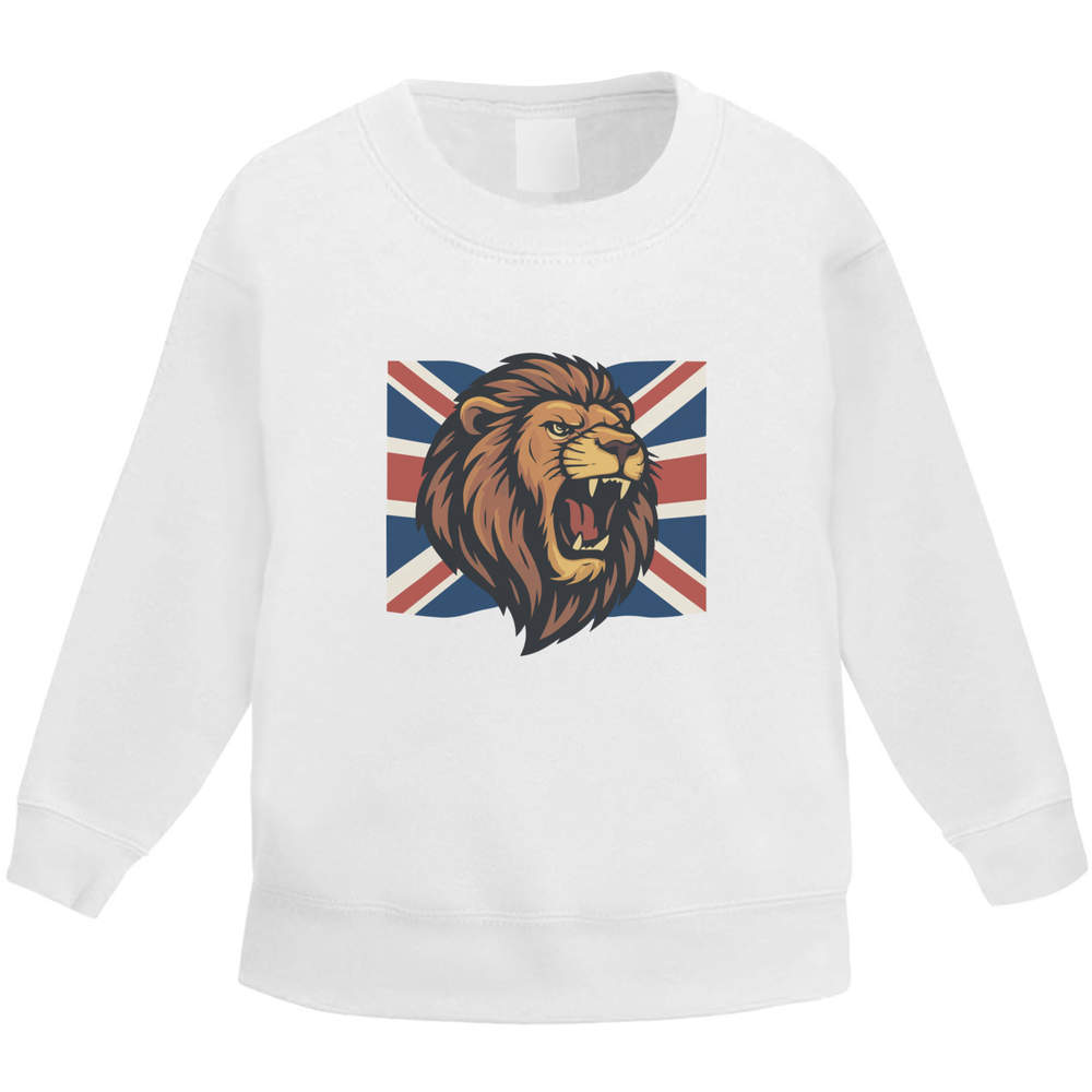 'British Lion' Kid's Sweatshirt / Jumper (3-4 Years) (KW00203239)